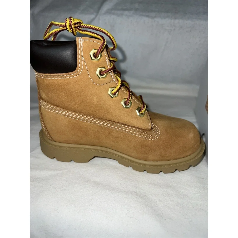 Timberland Toddler‎ Timberland Classic 6-Inch Waterproof Boot, Wheat Nubuck, 8